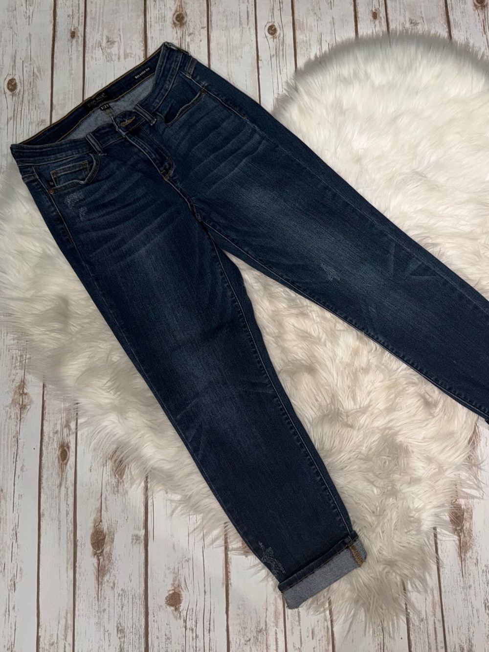 Judy Blue Dark Wash Boyfriend Jeans